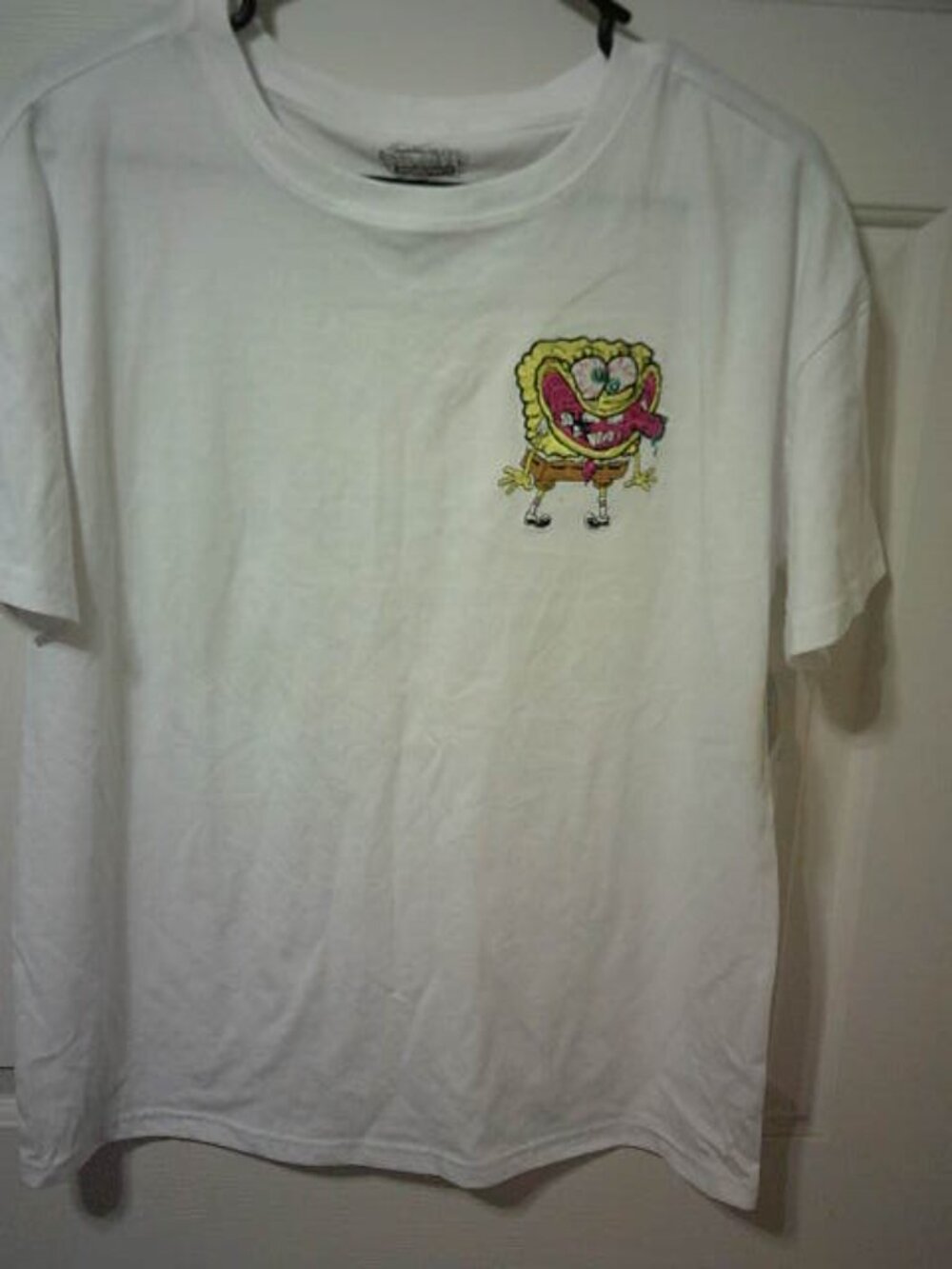 NEW SPONGEBOB SQUAREPANTS UNISEX YOUTH SIZE 18 T-SHIRT TOP SS CREW NECK 👦👸